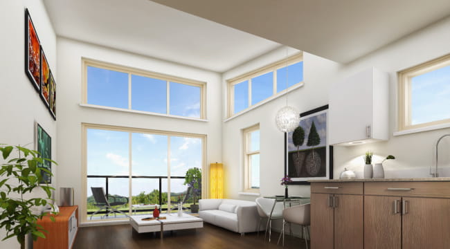 Floor plans for McGill Ridge apartments in Kamloops