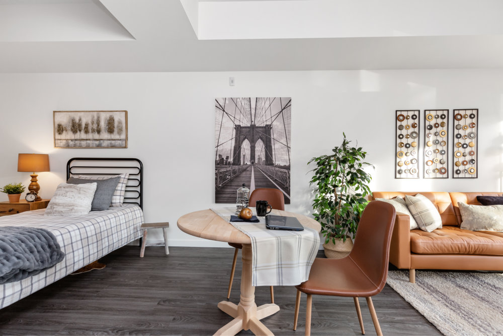 Studio dining area